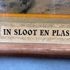 Vintage Linnen Schoolkaart – In Sloot En Plas thumbnail 3