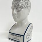 Keramieken 30 Cm Hoge Phrenology Hoofd, 1990’s thumbnail 6