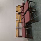 Set Van 6 Vintage Stoelen Eetkamerstoelen Jaren 60 Jaren 70 thumbnail 17