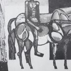 Aquatint Jan Van Helden Paarden thumbnail 5