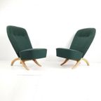 Congo Artifort Fauteuils Groen En Zwart Stof Van 'De Ploeg' thumbnail 2