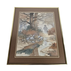 Theo Bester - Waterverf - Landschap - Gesigneerd - Zuid-afrika - 1980's thumbnail 7