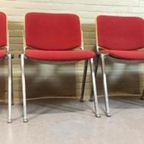 Set Van 4 Vintage Stoelen Giancarlo Piretti Stijl thumbnail 11