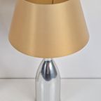 Set 2 Vintage Ikea Tafellamp Design Fleslamp Zilver Lamp '70 thumbnail 7