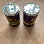 Twee Vintage Brabantia Bewaar Blikken, Jaren 70 Prijs/Set thumbnail 5