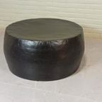 Zwarte Metalen Trommel Salontafel, Rond, 70 Cm thumbnail 7