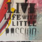 Cobra Art. Balloon. Gesigneerd. Canvas. Acryl Werk. 1X1M thumbnail 4