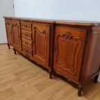 Vintage Louis Xv Wandkast Buffetkast Dressoir Ladekast 205 thumbnail 5