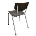 Vintage Stapelbare Stoelen Met Plywood Zitting thumbnail 5