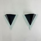 Set Of 2 Post Modern Wall Lamps Sconce , 1980S thumbnail 5