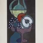 Ceramic Tile Tableau By Capra Italy 1960S thumbnail 7