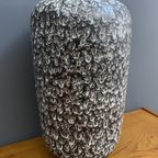 Large Ceramic Black And White Vase By Scheurich Germany Model 546-40 thumbnail 8