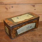 Vintage Blikken Doos Met Illustraties Jaren 1920-1930 thumbnail 5