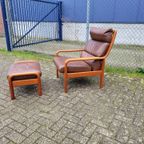 L. Olsen & Søn - Møbelfabrik K/s - Fautuil Met Ottoman thumbnail 5