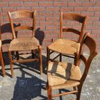 Oud Hollandse Keukenstoelen Set Van 6 Opknappers thumbnail 6