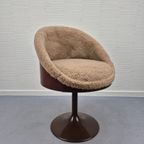 Krukje Met Lage Rugleuning. Vintage Stoeltje Tulp Model. thumbnail 2