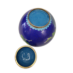 Vintage Blauwe Cloisonné Gemberpot thumbnail 4