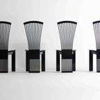 Vintage 'Waaier' Stoelen Van Pietro Costantini, Italie 1980 thumbnail 2