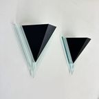 Set Of 2 Post Modern Wall Lamps Sconce , 1980S thumbnail 14