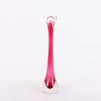 Glass Vase By Paul Kedelv For Flygsfors, Sweden 1950’s thumbnail 2