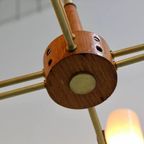 Vintage Plafondlamp, 4-Armige Lamp thumbnail 8