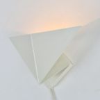 Vintage Postmodern Ikea V9005 Wandlamp Ivoor Metaal Lamp ‘70 thumbnail 3