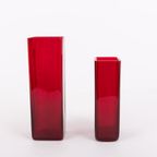 Pair Of Scandinavian Design Vases From Monica Bratt For Reijmyre, Sweden 1950’s thumbnail 6