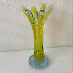 Murano Vinger Vaas Van Uranium Glas thumbnail 5