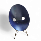 4 X Dark Blue Thonet S664 Dining Chairs /designed In 1954 By Eddie Harlis thumbnail 7