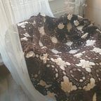 Fantastische Gehaakte Sprei Of Plaid Bruin Creme Boho 270 X 240 Cm thumbnail 3