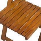 Aldo Jacober - Folding Chair Model ‘Trieste’ - Bazzani Italy - Light Oak (Wood Grain) thumbnail 3