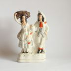 Staffordshire Figurine Of A Scottish Couple 19Th Century thumbnail 10