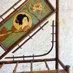 Japanese Bamboo And Cast Iron Wardrobe By Perret Vibert, Circa 1900 thumbnail 14