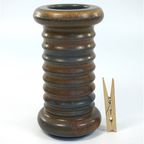 Vintage Vaasje Ribbels Bruin thumbnail 3