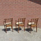 Klassieke Georgiaaanse Stijl Mahoniehouten Stoeltjes 3 Stuks thumbnail 9