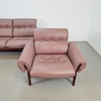 Vintage Coja Bank & Fauteuil Zweden '70 Leer Palissander thumbnail 16