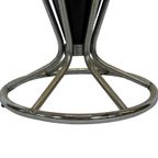 Vintage Paraplubak Chroom Rond Zwart Nederlands Art Deco thumbnail 2