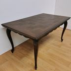 Vintage Landelijke Eettafel Eetkamertafel Uitschuifbaar 301 thumbnail 6