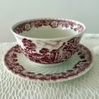 Prachtige Soepschaal Van Barratts Elizabethan Staffordshire Ware, Engels thumbnail 10