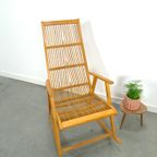 Design Hellerau Rotan Schommelstoel Vintage Stoel thumbnail 14