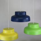 Wonderful Combination Of 3 Vintage Lamps Restored In Some Nice Colors *** Denmark 1980 *** thumbnail 3