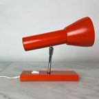 70s Vintage Muurlampje. Retro 1970 70er Oranje. thumbnail 4