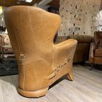 Saddle Chair / Zadel Fauteuil Vintage Camel Leer Eyecatcher thumbnail 9