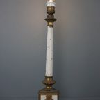 Prachtige Antieke Zuilvormige Lamp thumbnail 3
