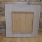 Vierkante Eiken White Wash Lijst Met Spiegel thumbnail 5