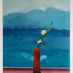 David Hockney, Mount Fuji And Flowers, 1972 thumbnail 9