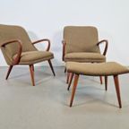 Set Vintage Fauteuils Teak ´60 Scandinavisch Mid Century thumbnail 10