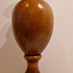 Grote Klassieke Lampenvoet Massief Hout Tafellamp thumbnail 11