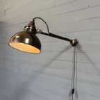 Vroege Rademacher Wandlamp Met Grote Emaille Kap thumbnail 5