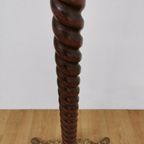 Messing Rococo Staande Kapstok Hollywood Regency Hall Tree 9 thumbnail 9